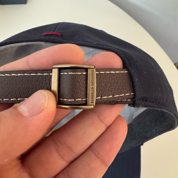 Brunello Cucinelli Dark Blue Baseball Cap - Picture 4 of 6